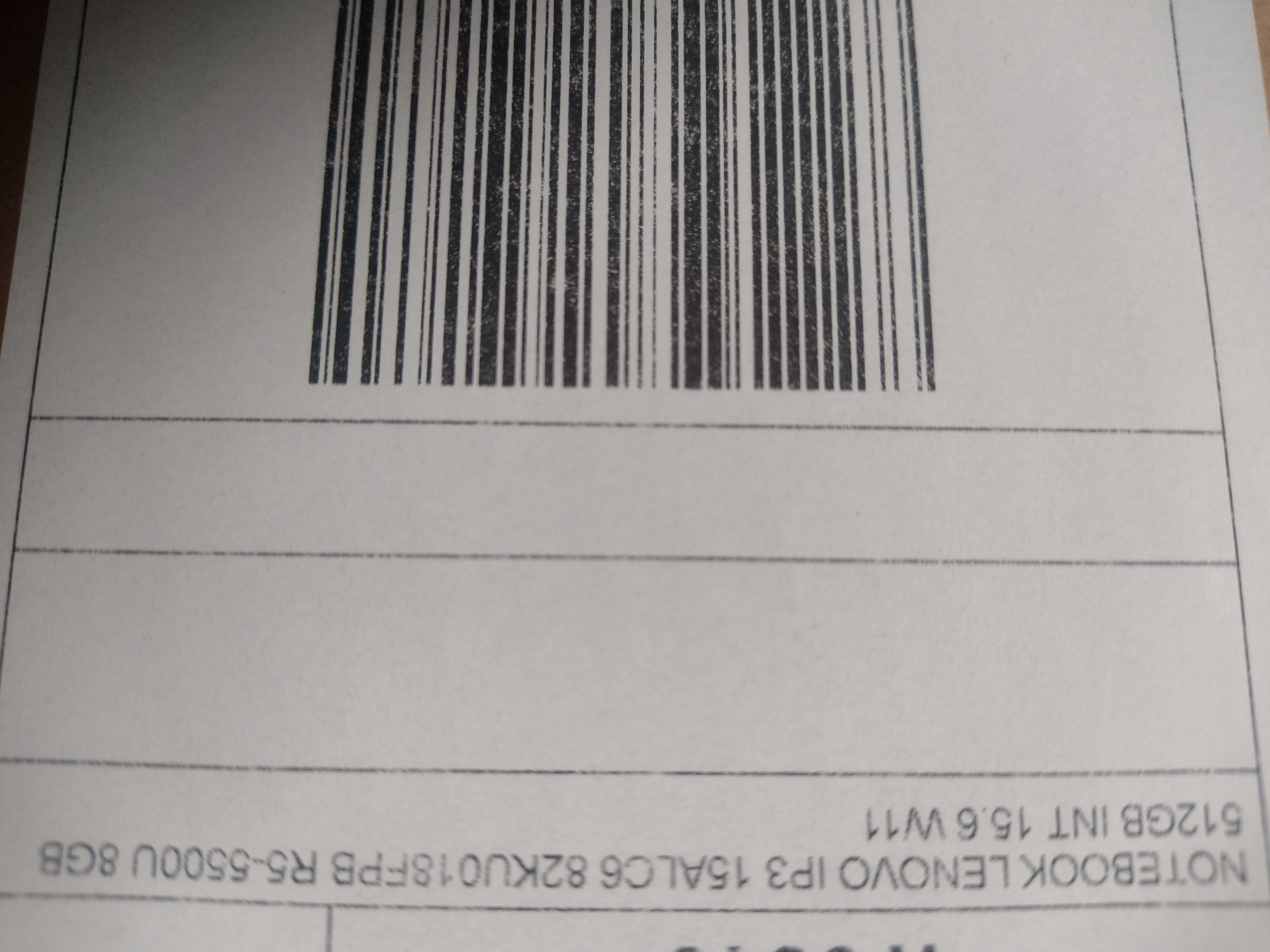 Notebook Lenovo IP3 15ALC6