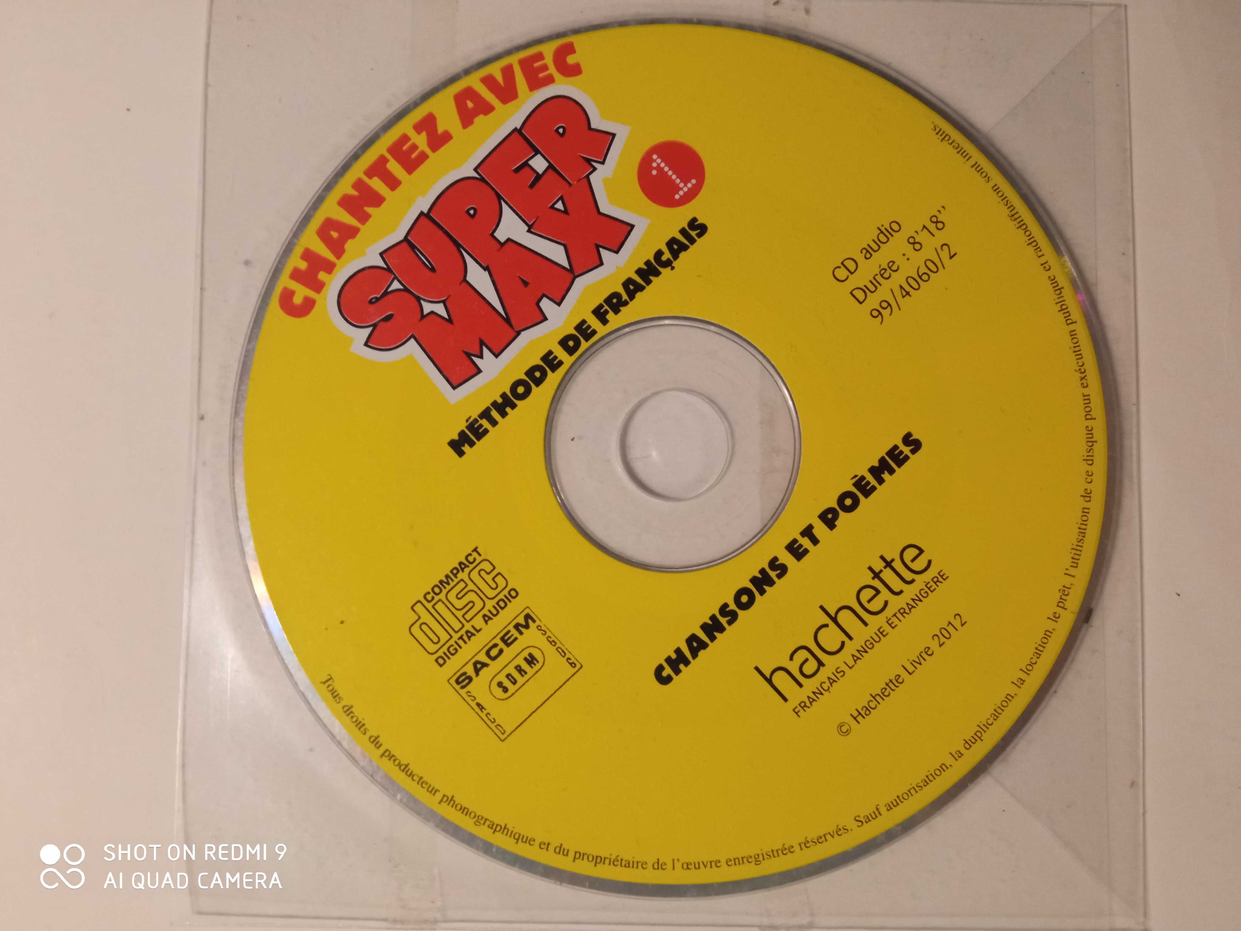 Super max 1 podręcznik z płytą CD do języka francuskiego