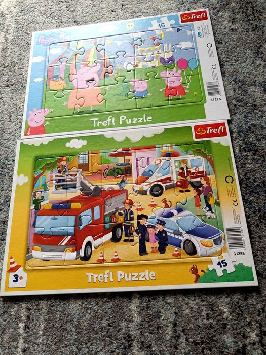 Zestaw puzzli 3+ Peppa, Strażak Sam, Czuczu