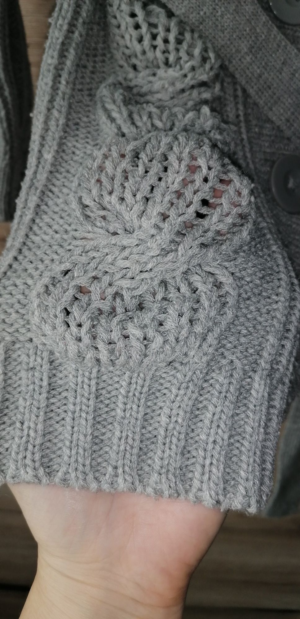 Sweter ażurowy + Gratis