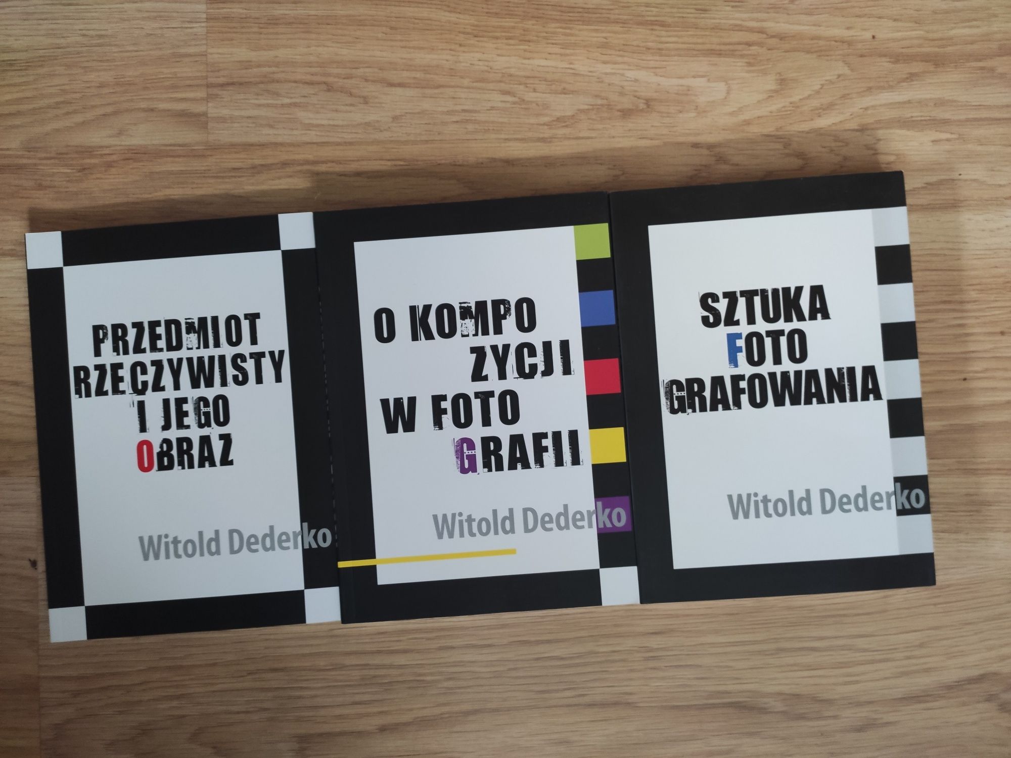 Witold Dederko 3 książki o fotografii