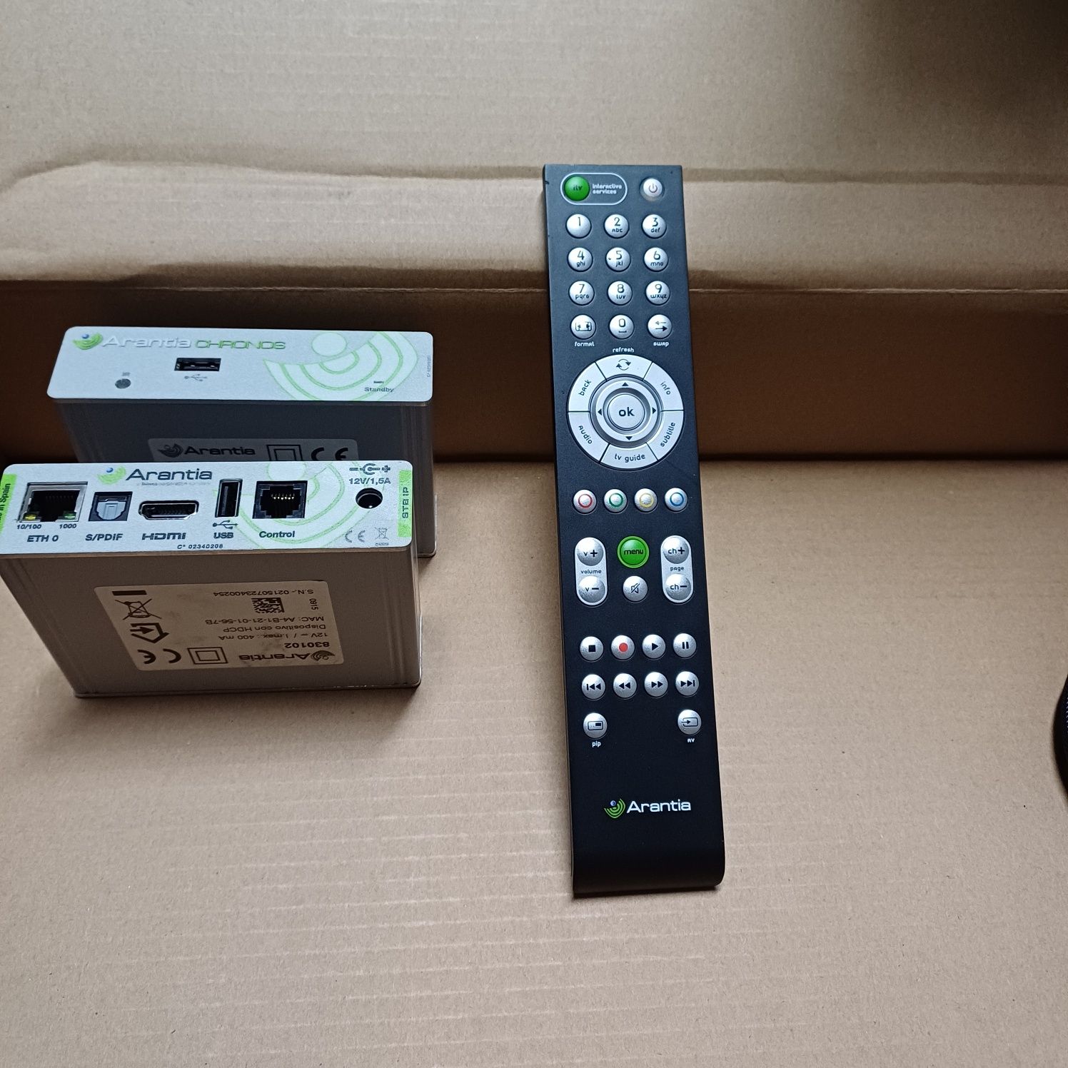 Box Arantia STB alta definição