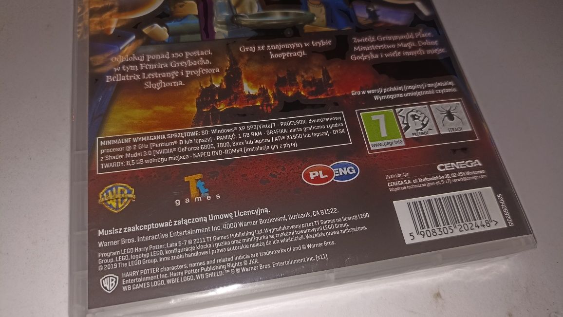 LEGO Harry Potter Lata 5-7 PL PC nowa folia sklep kioskzgrami