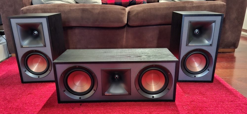 Colunas speakers Klipsh Reference 51 M e coluna central 52 C