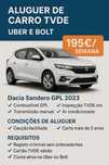 TVDE SANDERO super economico