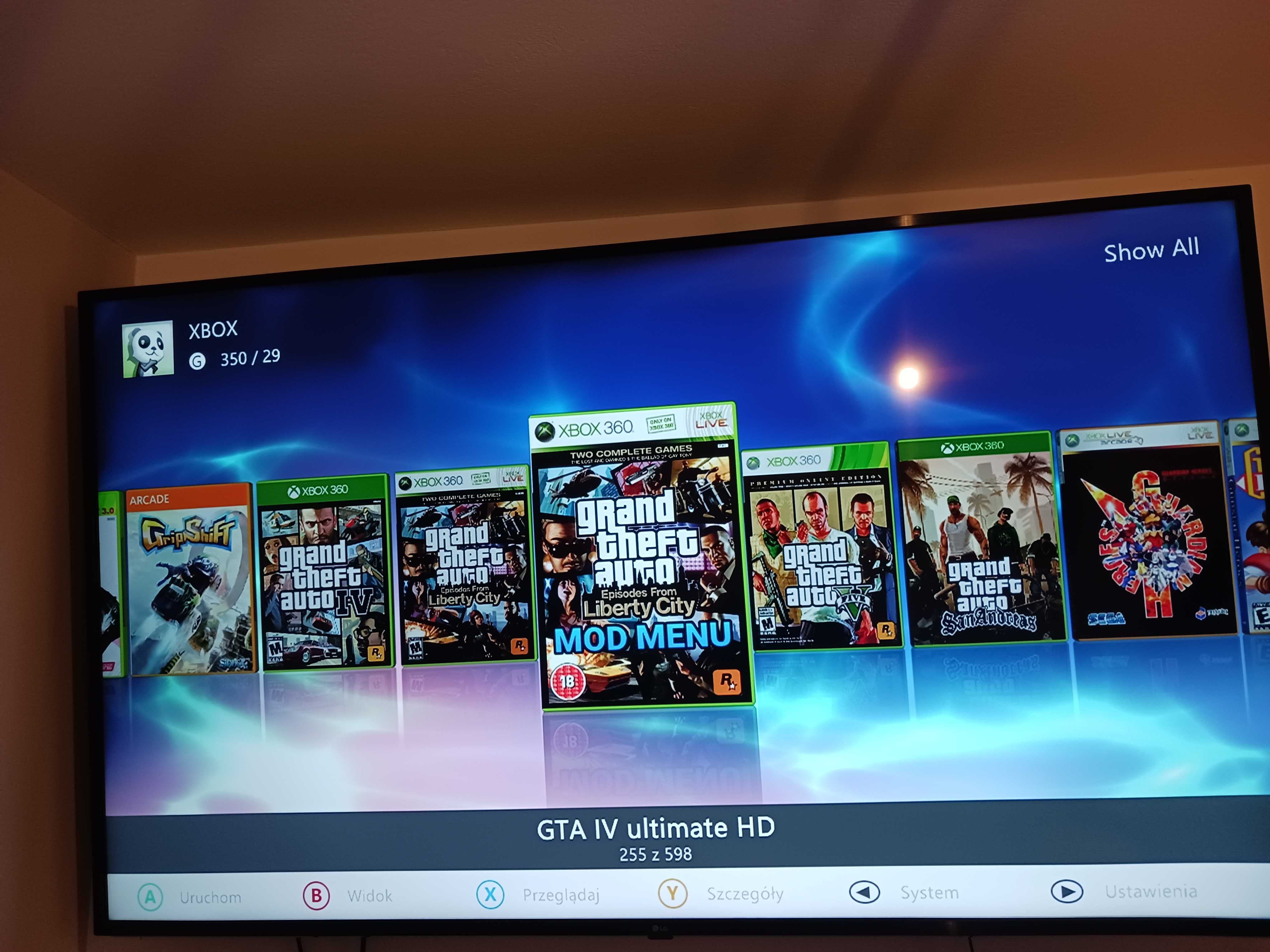 Xbox 360 rgh 3.0 pad, kierownica, kinect, 750gb