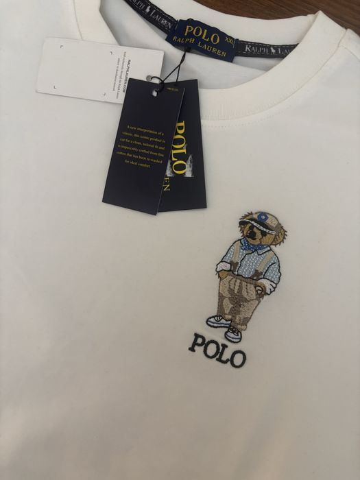 Bluza miś 2XL kremowa