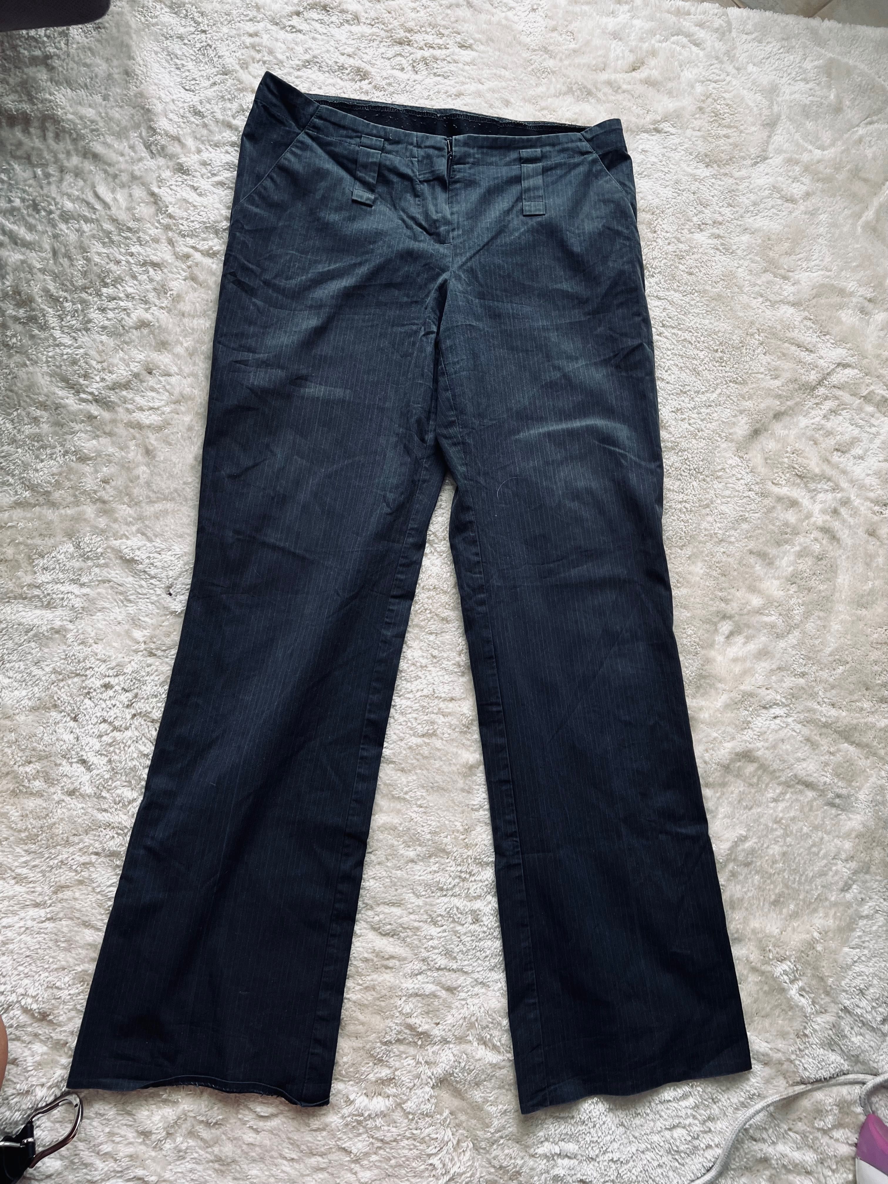 Spodnie szerokie rozmiar 36/34 w prążki  H&M