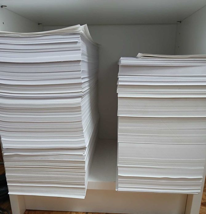 Papier kredowy do ulotek różne wymiary 80-90g