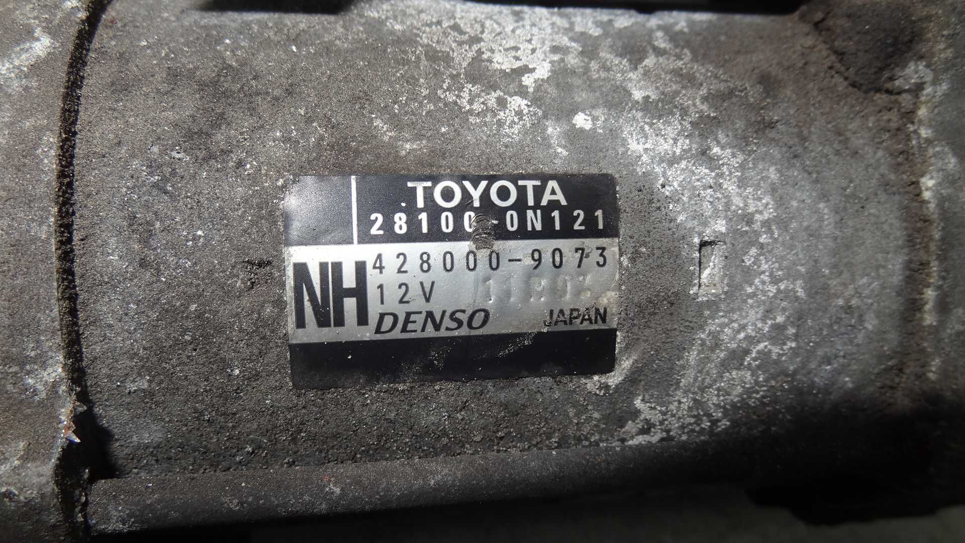 Toyota auris II yaris III corolla e16 12-18 rozrusznik 28100_0N121