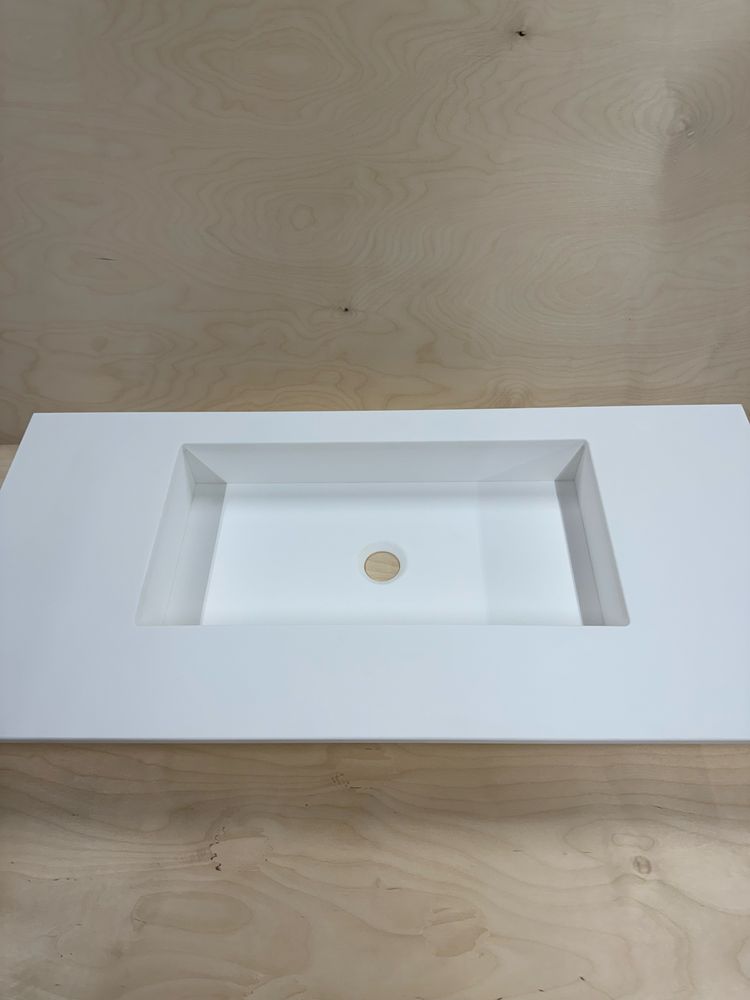 Umywalka z blatem SOLID SURFACE