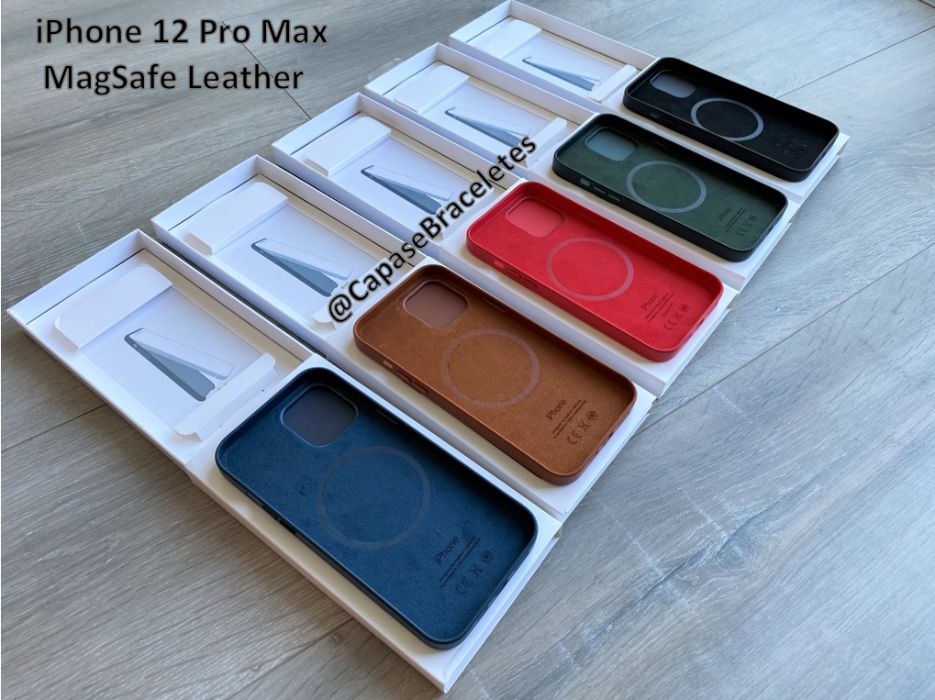 LIQUIDAÇÃO - Capas em Pele Magsafe para iPhone 12 Series