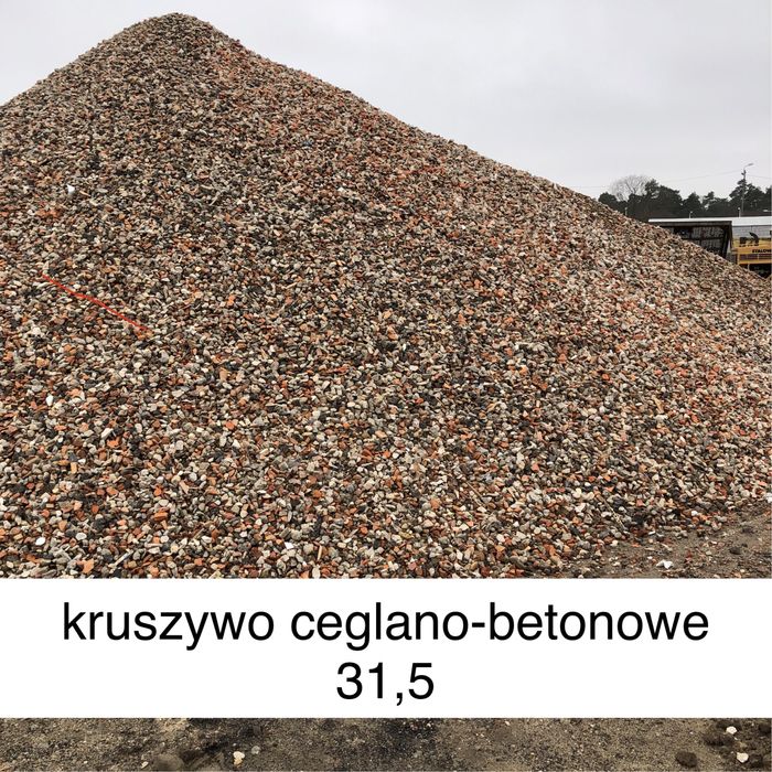 Gruz, kruszarnia gruzu, materiały sypkie, roboty ziemne,transport