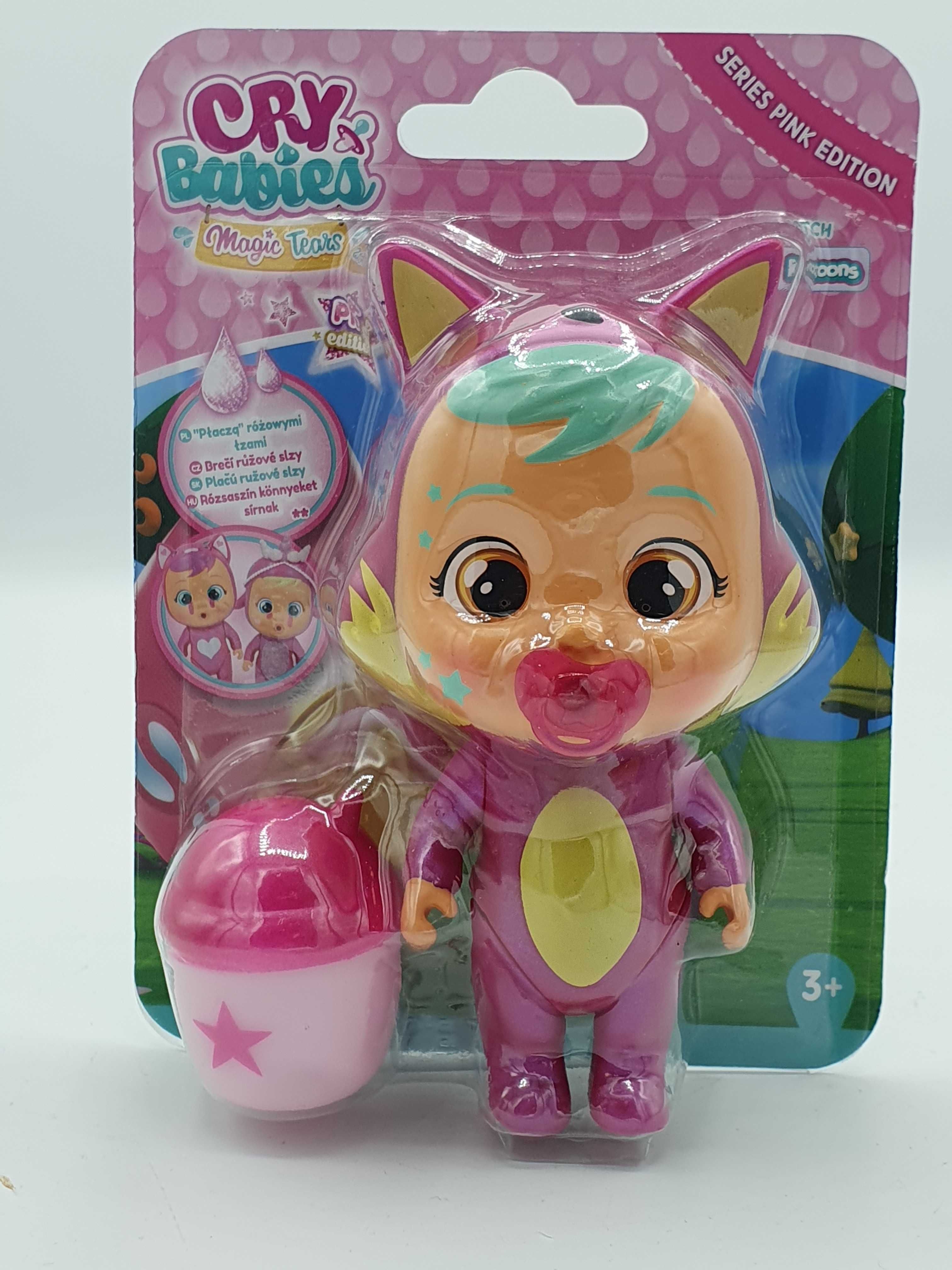 Lalka Cry Babies TM Toys Magic Tears Pink Edition 13 cm