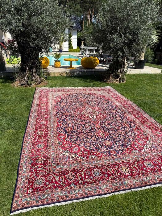 Dywan Perski R.Tkany Vintage Kaszmirowy Iran Keshan 370x250 gal.20 tyś