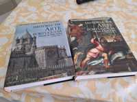 3 livros de história e arte