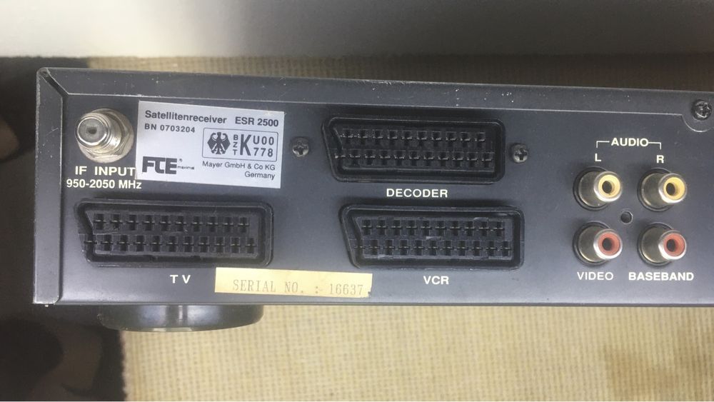 Satelliten Receiver ESR 2500 FTE maximal Germany Супутниковий тюнер ДУ