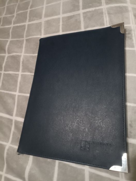 Папка-сегрегатор, для документів, шкіряна папка