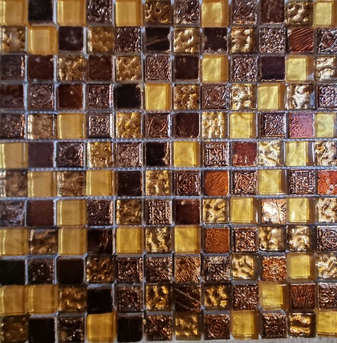 atrakcyjna mozaika szklana