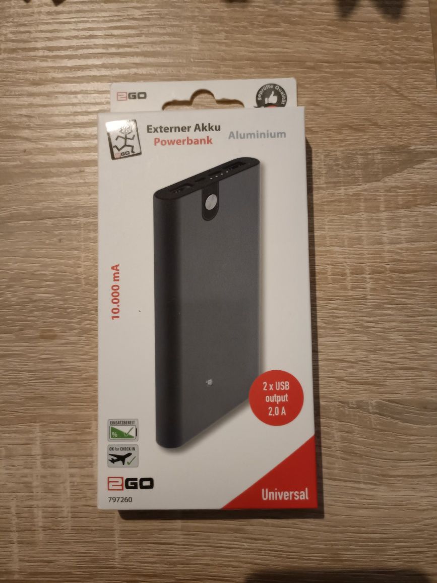 Power bank 10000mAh 2x USB