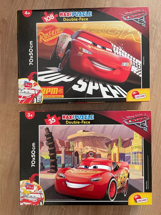 Dwustronne maxi puzzle McQueen