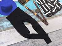 Fashion czarne legginsy push up 36