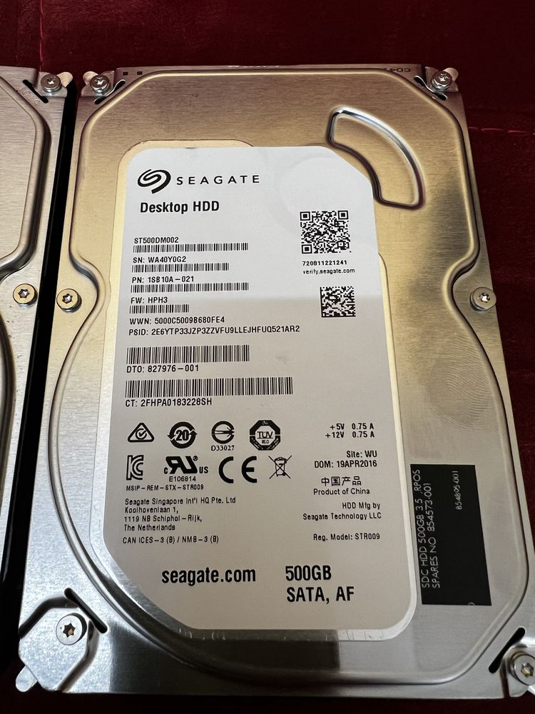 Жесткий диск Seagate Barracuda 500GB 7200rpm 16MB (ST500DM002)