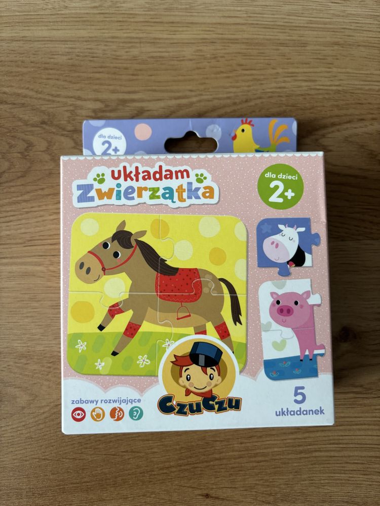 Układanka zwierzątka Czuczu, 2+, NOWE