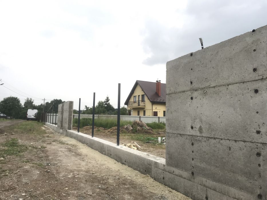 Паркани Огорожі фундаменти чорнові стяжки