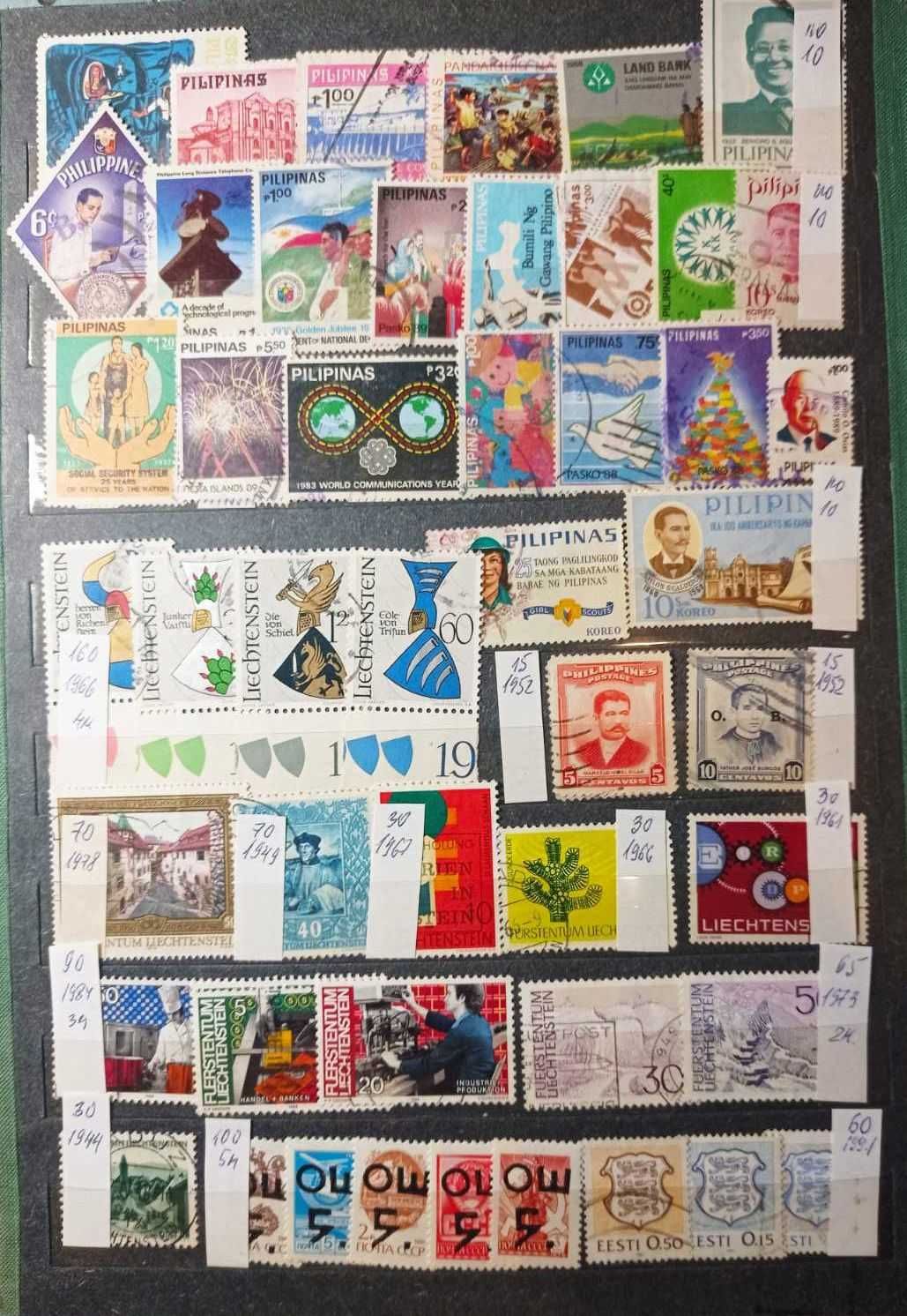 Поштові марки New Zealand, Island,Mauritius,San Marino,Malta,Hong Kong