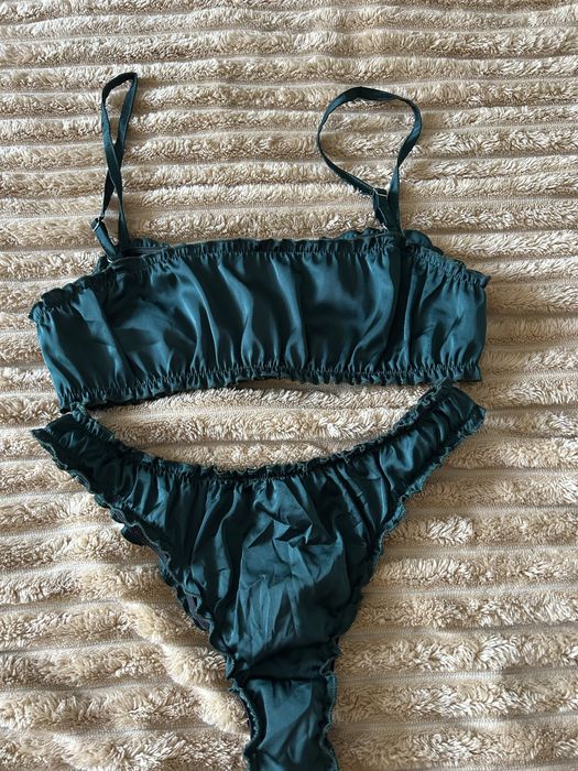 Шовковий комплект білизни