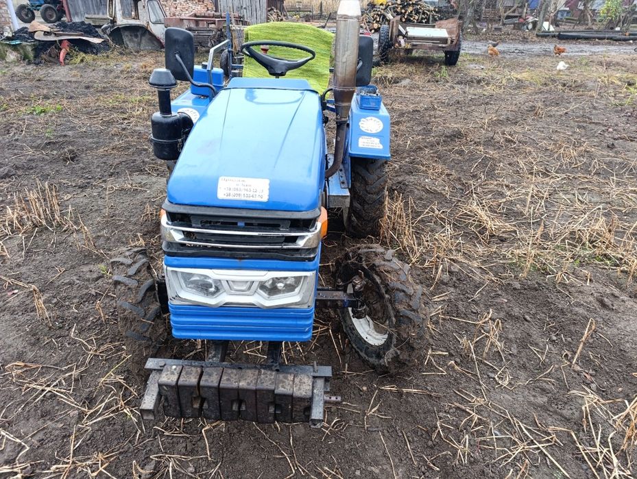 Мототрактор Т25+фреза