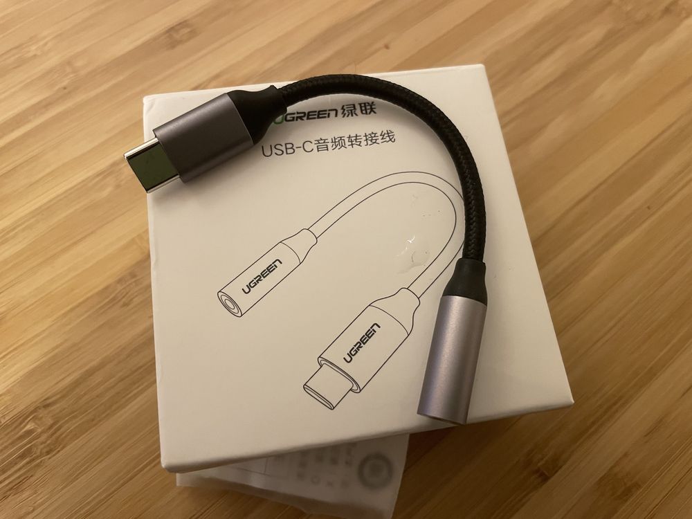 Adaptador USB-C/3,5mm áudio