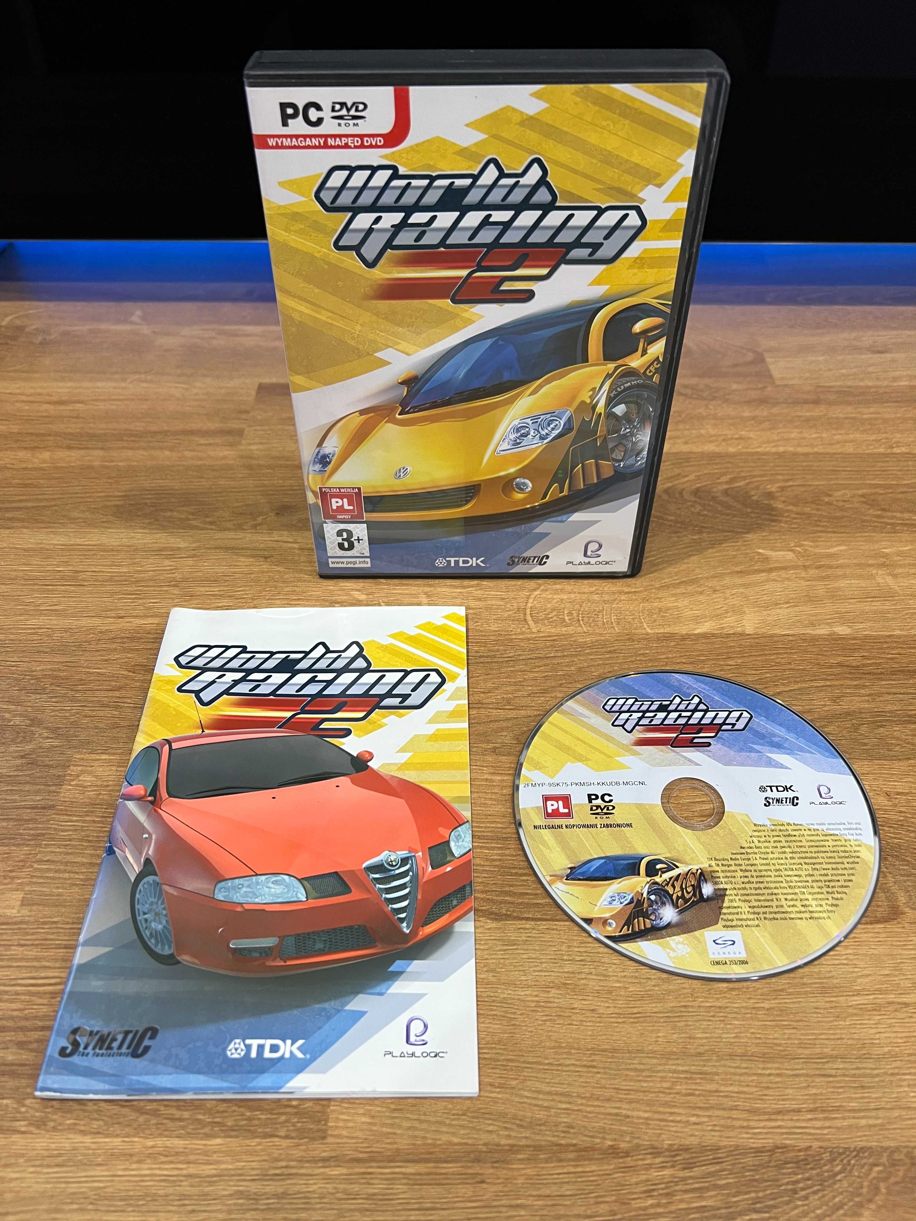 World Racing 2 gra (PC PL 2005) DVD BOX premierowe wydanie