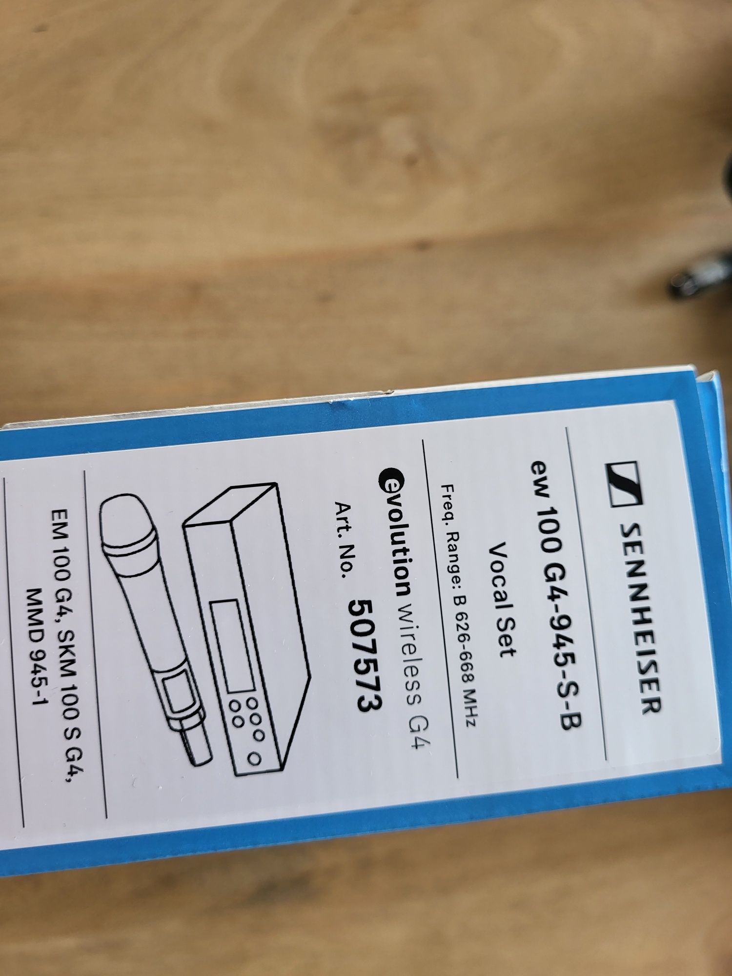 Zestaw bezprzewodowy Sennheiser G4 z mikrofonem E945
