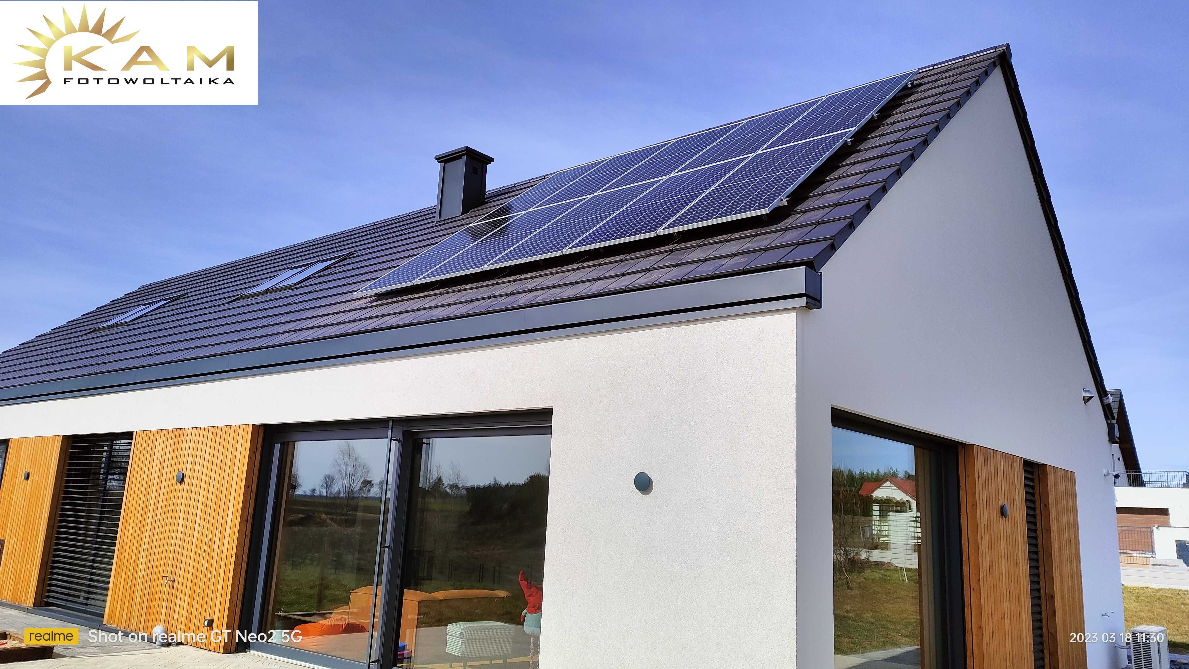 Fotowoltaika 6,16kW z montażem Ja Solar, Longi, Risen, Encore