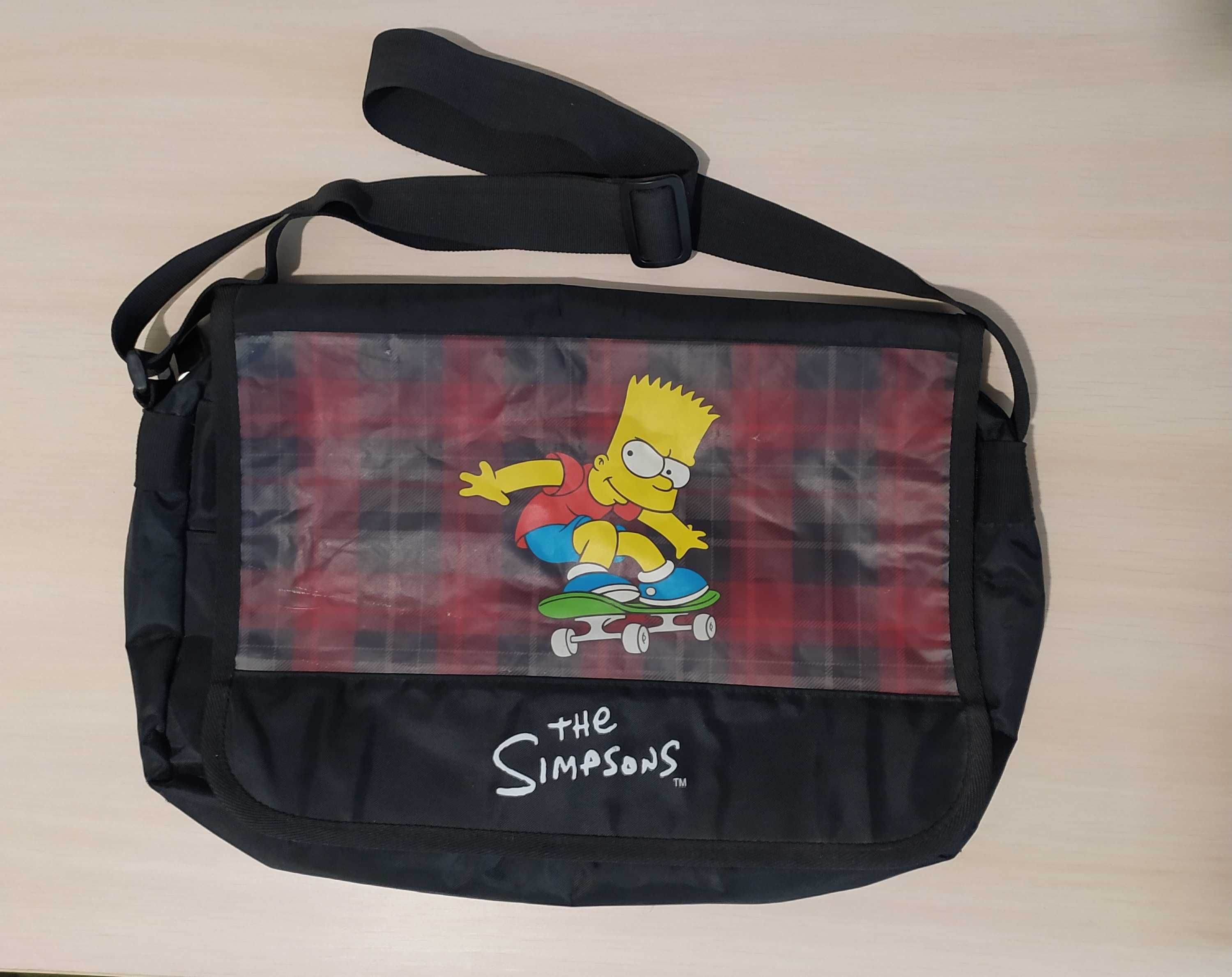 Сумка через плече горизонтальна The Simpsons, дитячий рюкзак, школьный