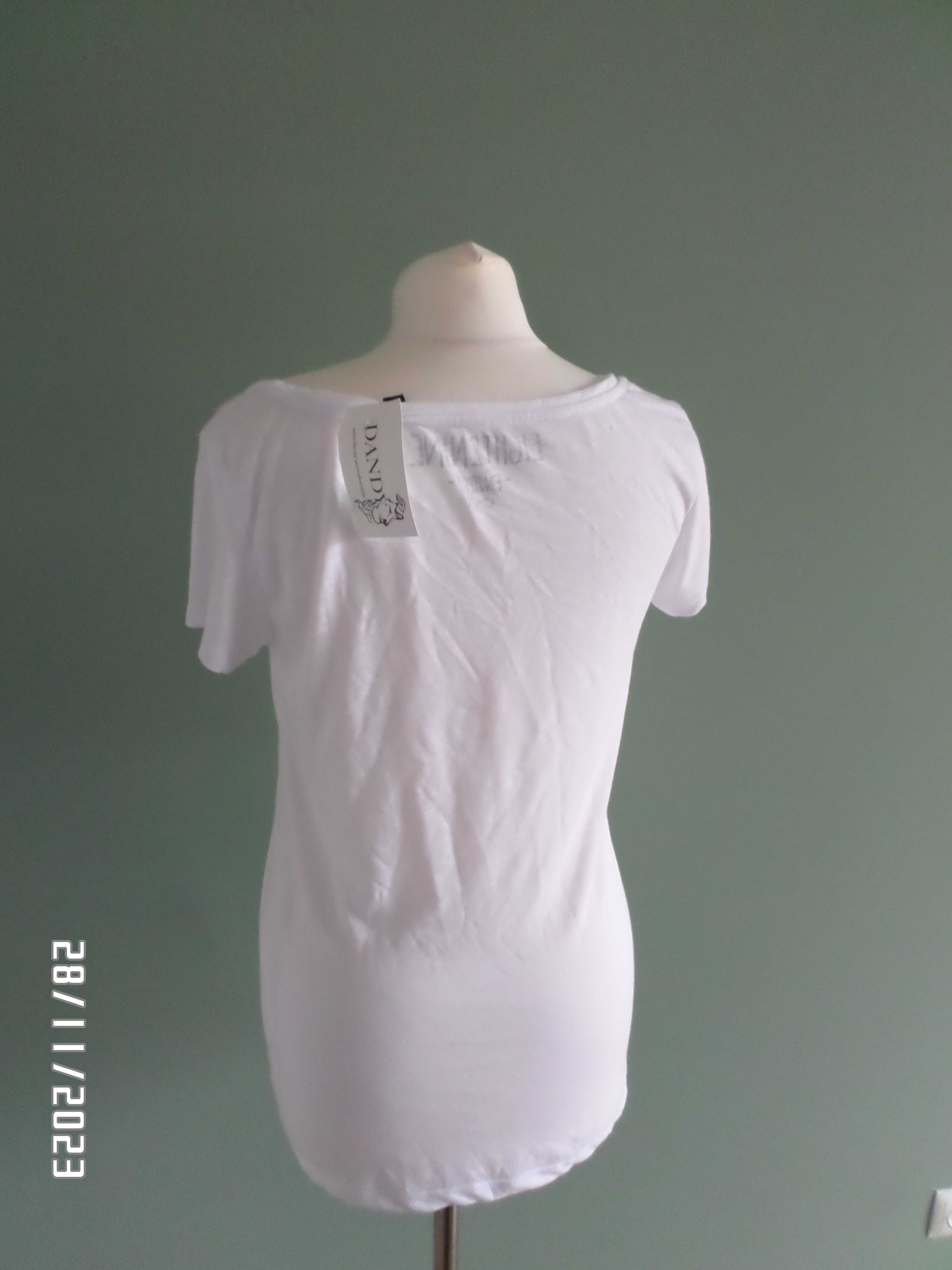 firmowy t-shirt damski-koszulka-40/42-L