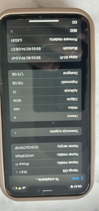 Iphone 11 128gb biały jak nowy