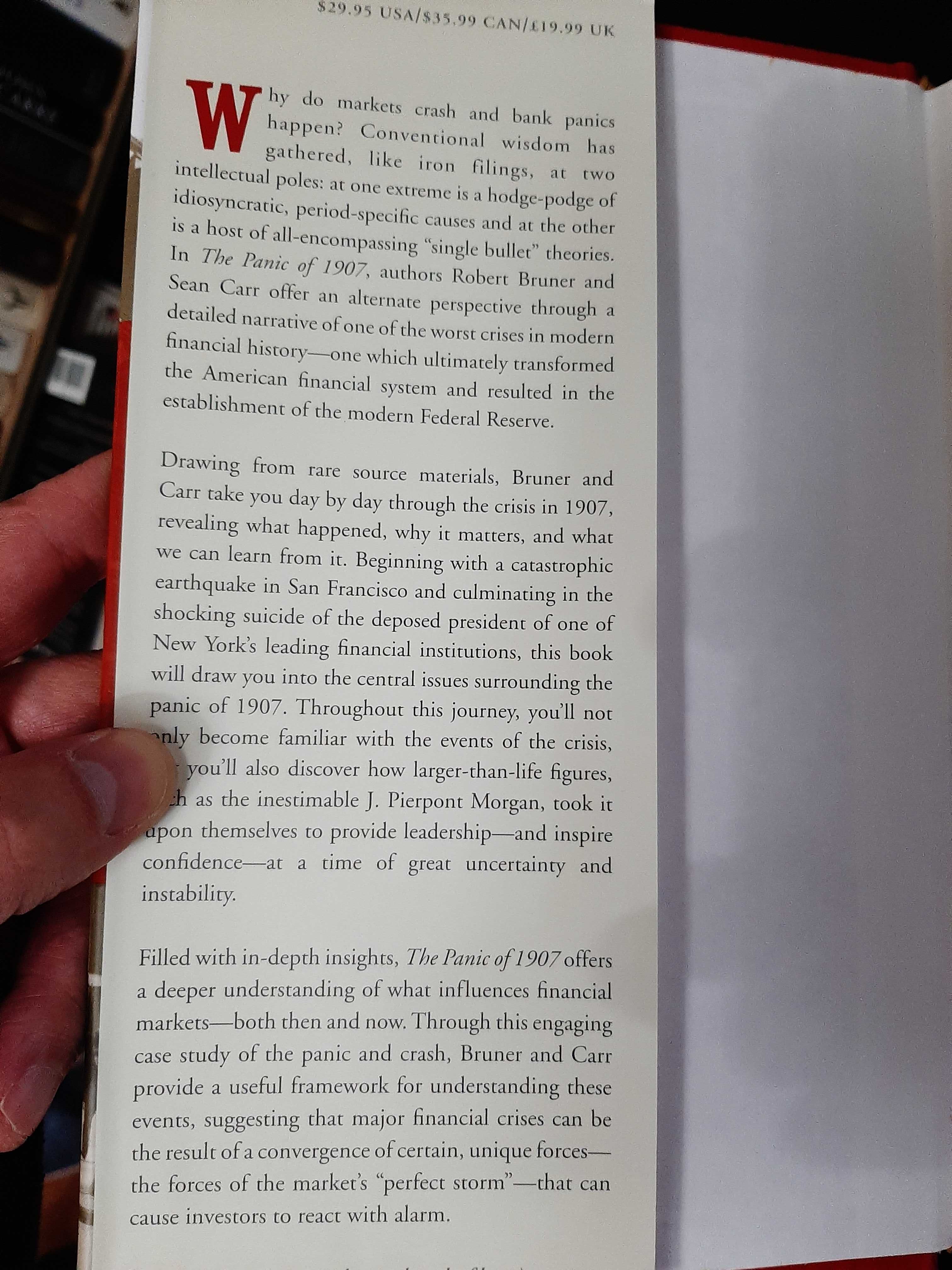 Robert F. Bruner – The Panic of 1907 - Market's Perfect Storm