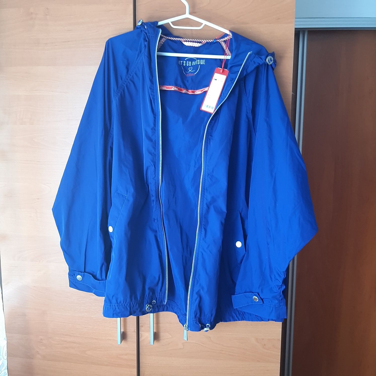 Kurtka wiatrowka L rękawy kimono