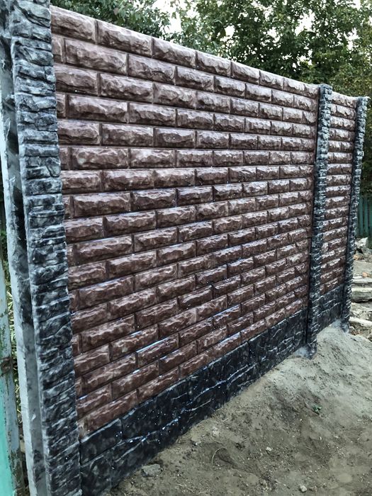 Євро -забор , Забор -Бетонний , Залізобетонна Огорожа ,Євро -огорожа