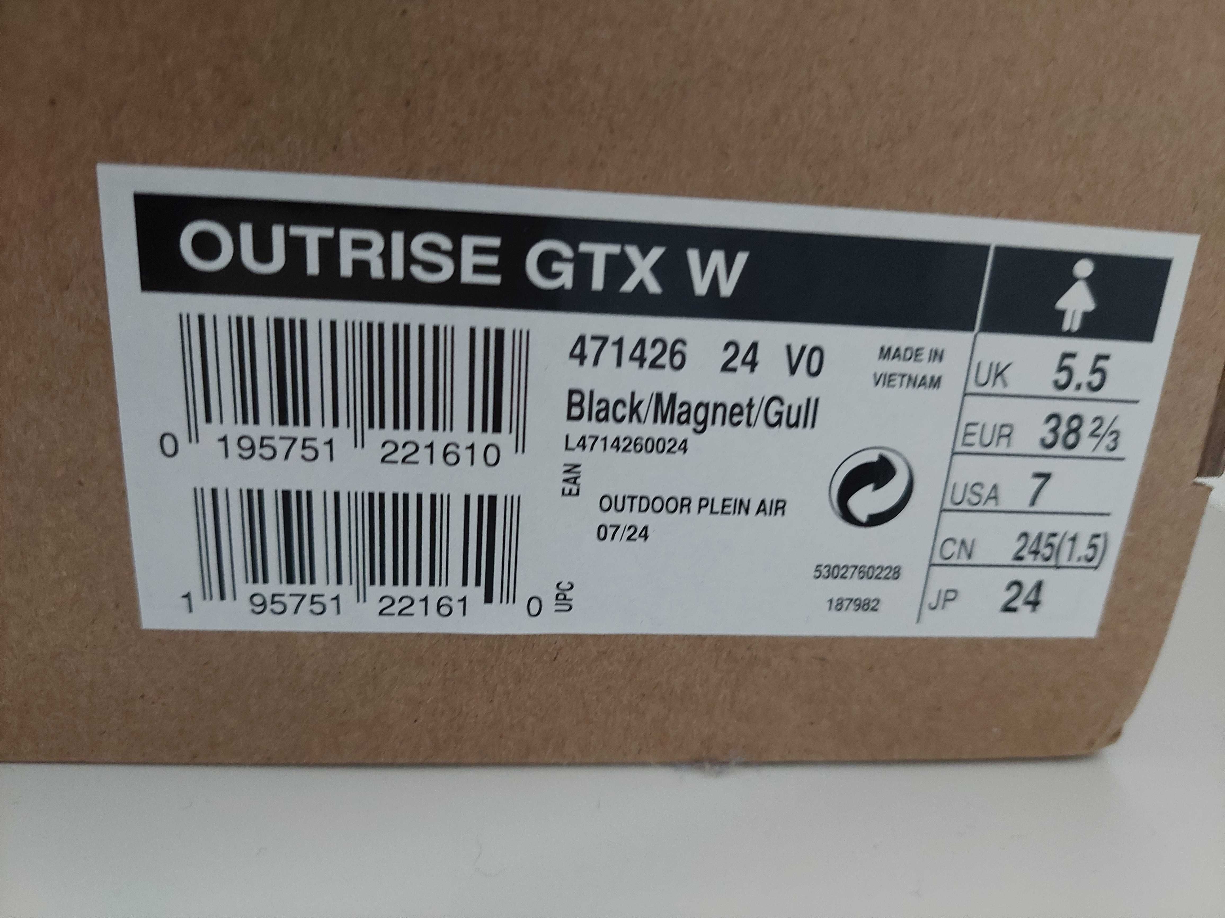 Buty trekkingowe salomon rozm.: 38 2/3 outrise gtx gore-tex