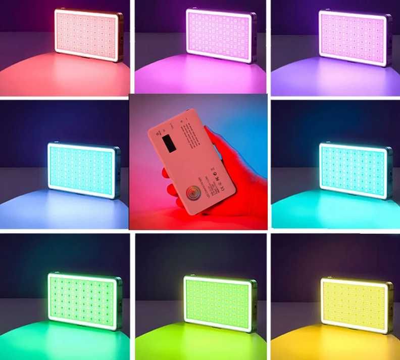 RGB LED Світло, Накамерне світло. 3300 mAh