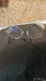 Okulary/oprawki okrągłe S niebieskie szkla do komputera