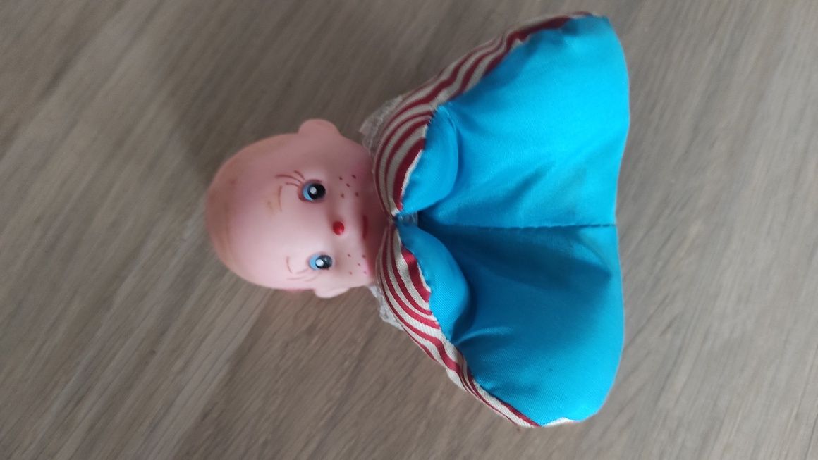 Stara lalka,piszczałka 11 cm