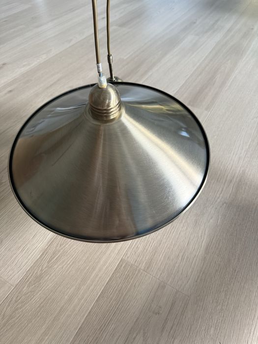 Lampa / żyrandol wiszący mosiężny