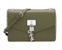 Сумка шкіряна DKNY Elissa Flap Shoulder Bag R813H281 оригінал