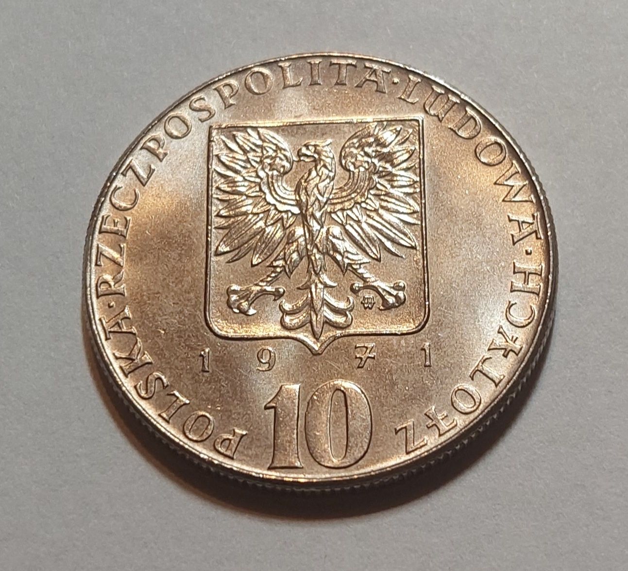 10 złotych 1971 - FAO Fiat Panis (st.1)  [#540]