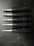 SREXACT SP101-CP2-BK - Złącze JACK 6,3mm TRS, komplety po 5 sztuk